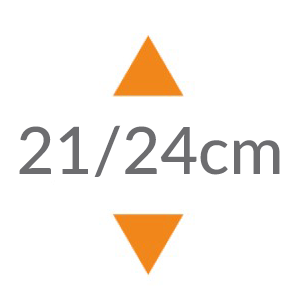 21-24cm altezza icona