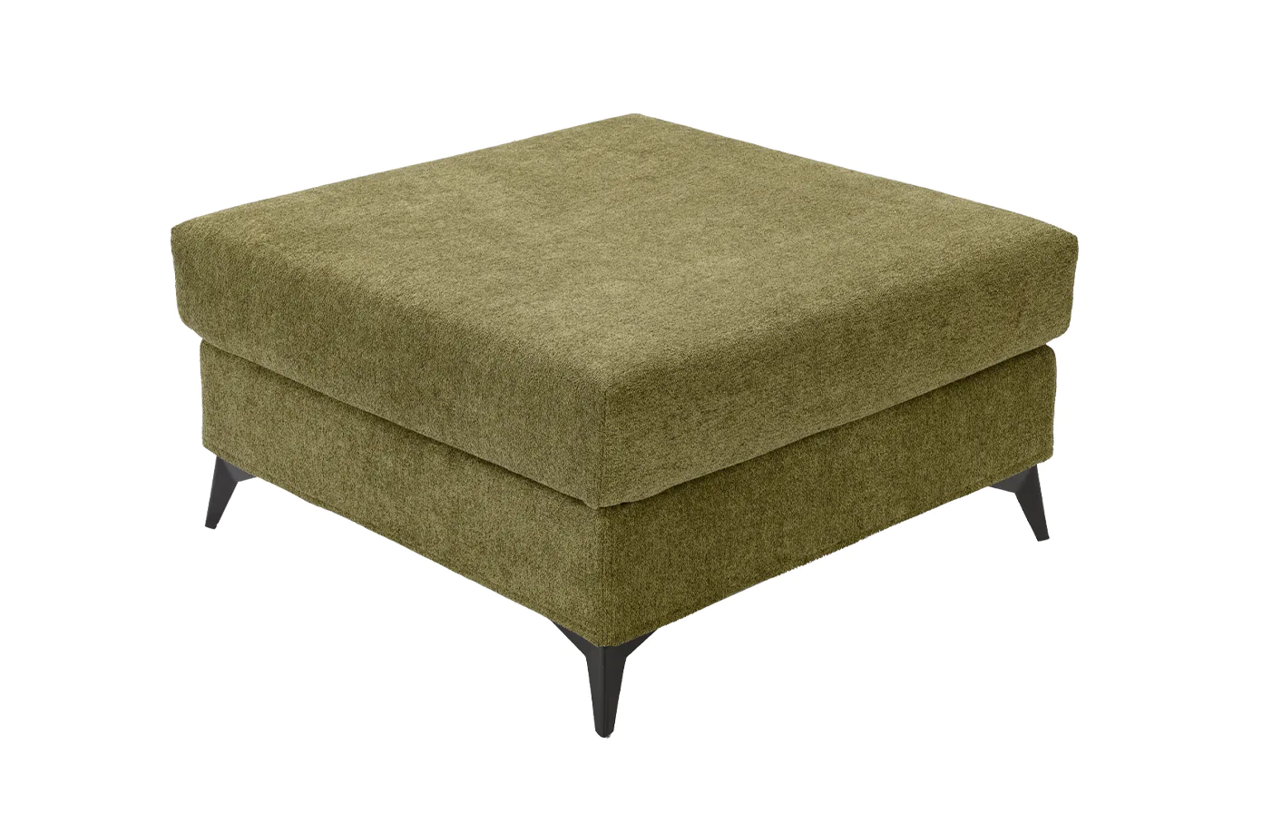 pouf quadrato ampio in tessuto verde gallery maiorflex galatone